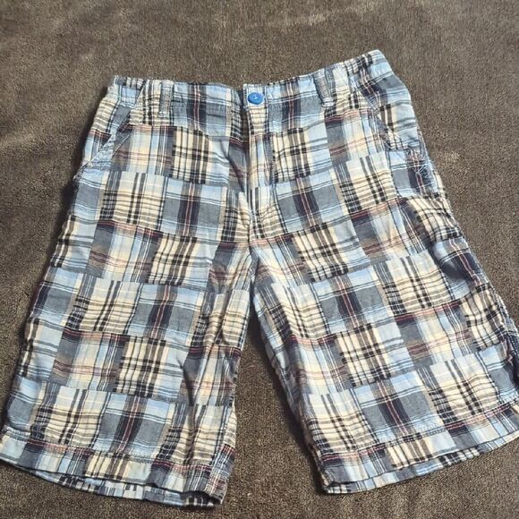 Men's Plaid Faded Glory Casual Shorts - Picture 1 of 5